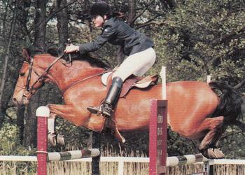 1995 Collect-A-Card Equestrian #228 Lotten Backgren / Tubberkey Front
